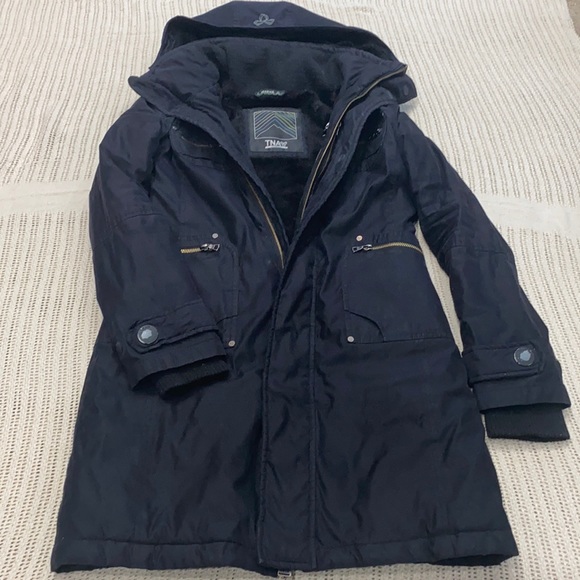 TNA Verbier Women's Black Parka Water & Wind Resistant Warm Snow Jacket - Picture 6 of 13